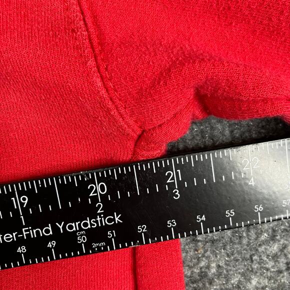 Disney Mickey Mouse Sweatshirt Adults Large Red Pullover Graphic Crewneck Casual - Picture 5 of 7